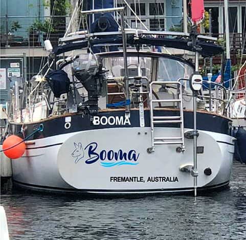 Custom boat graphics